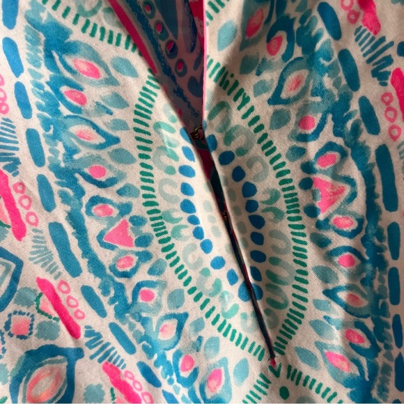 Lilly Pulitzer Blue and Pink Sleeveless Dress - Picture 5 of 7